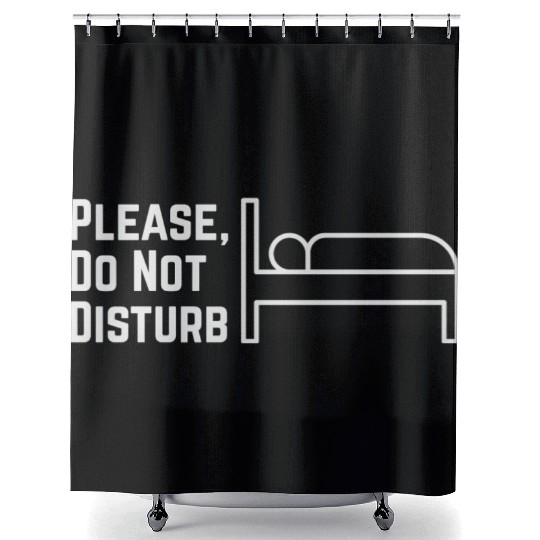 Please, Do not disturb Shower Curtains
