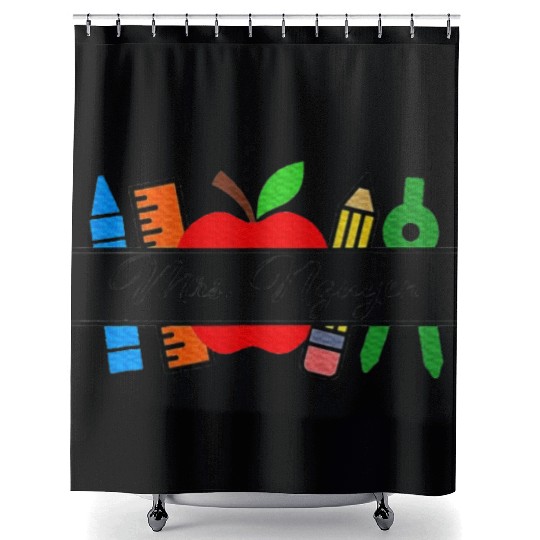 Mrs.Nguyen Teacher Name Preschool Kindergarten Shower Curtains