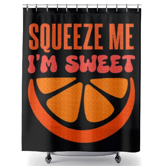 Citrus Fruit Lover Fruit Orange Shower Curtains