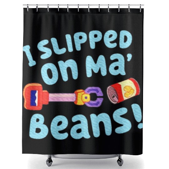 I Love It Hot And Cheesy Food Lover Pizza Baker Shower Curtains
