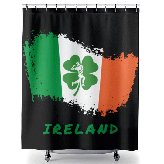 Ireland Cricket Shower Curtains