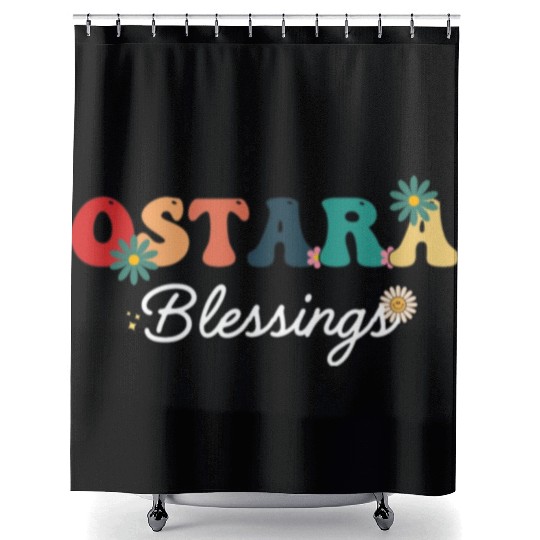 Easter Ostara Eostre - Pagan Witchcraft Spring Shower Curtains