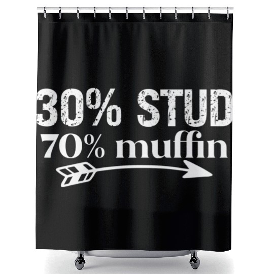 Hilarious Combination Statement with Arrow Shower Curtains