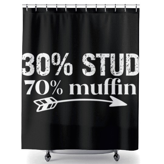 Hilarious Combination Statement with Arrow Shower Curtains