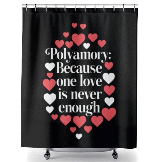 Polyamorous community Polyamorous Parenting Loving Shower Curtains