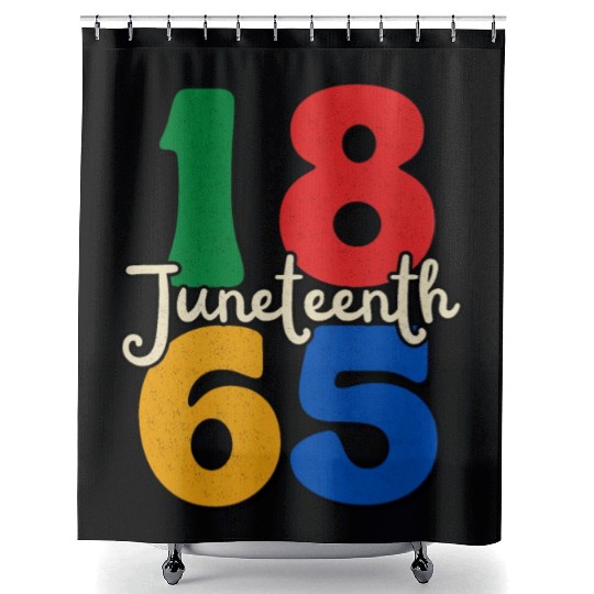Freedom day Juneteenth 1865 Shower Curtains