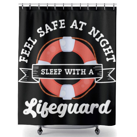 Lifeguard Swimming Water Profession Shower Curtains