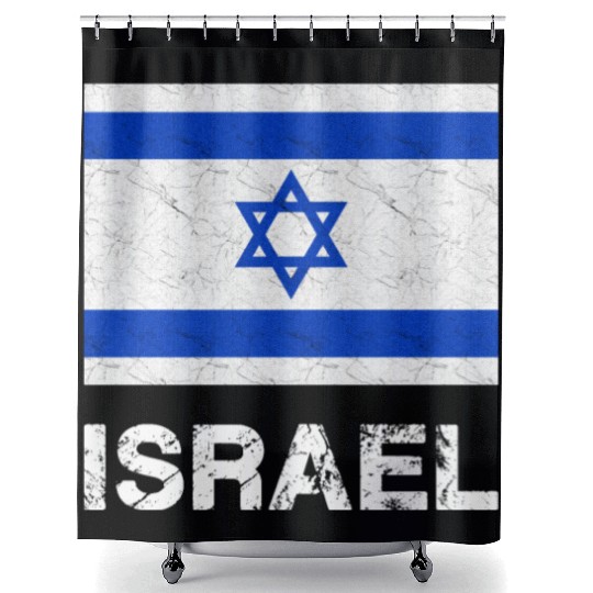 Israel Flag Shower Curtains