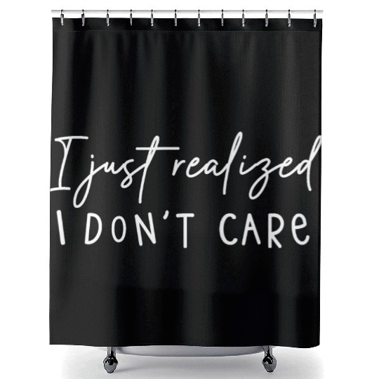Bold Affirmation Text Design Shower Curtains