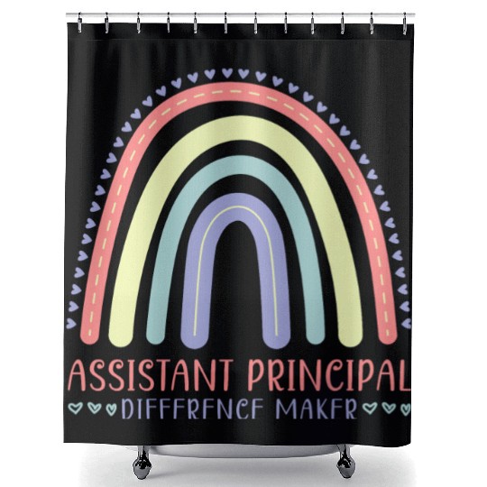 Assistant Principal - Back to school teacher Shower Curtains