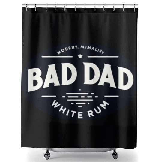 BD WHITE RUM Shower Curtains