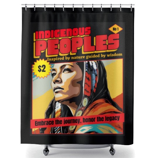 Indigenous Peoples Embrace The Journey Shower Curtains