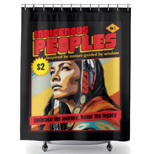 Indigenous Peoples Embrace The Journey Shower Curtains