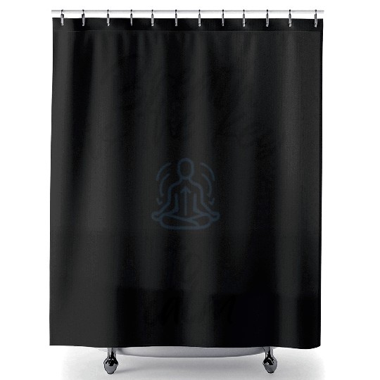 Breath Is The Key To Calm Shower Curtains