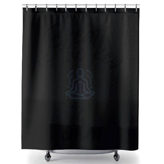 Breath Is The Key To Calm Shower Curtains