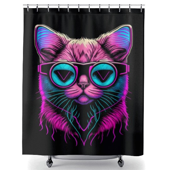 Japanese Vaporwave Aesthetic Clothes Premium Shower Curtains
