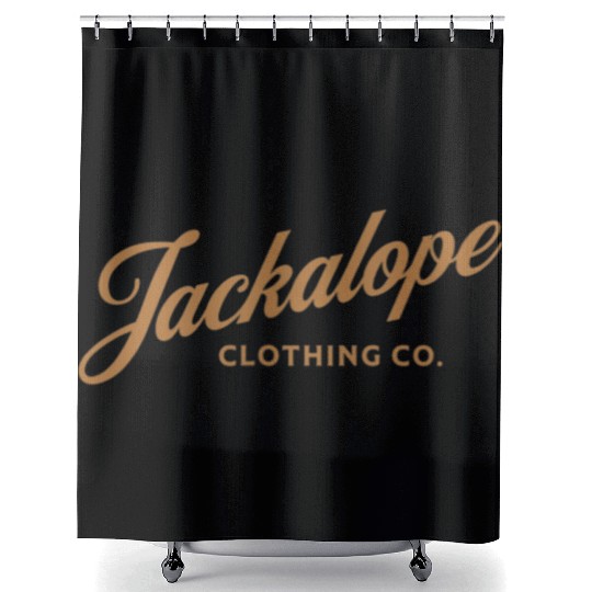 Jackalope Clothing Co Logo Shower Curtains