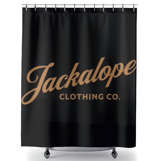 Jackalope Clothing Co Logo Shower Curtains