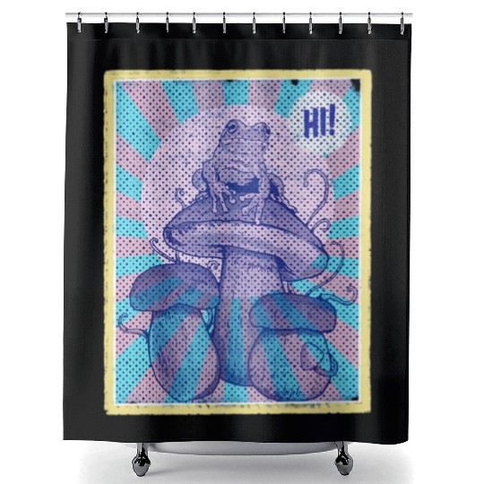 cottagecore clothing Aesthetic Mushroom Vintage Shower Curtains