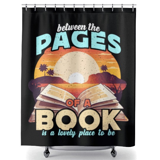 Literature Teacher Between The Pages Of Instructor Shower Curtains