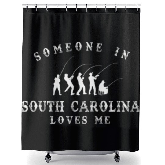 Someone In South Carolina Loves Me Shower Curtains