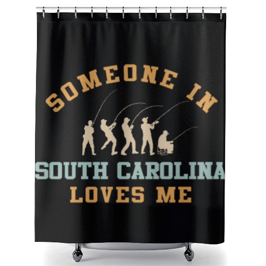 Someone In South Carolina Loves Me Shower Curtains