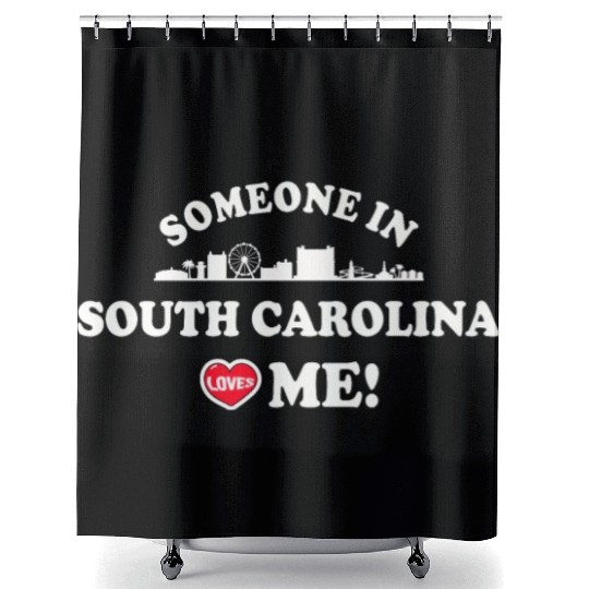 Someone In South Carolina Loves Me Shower Curtains