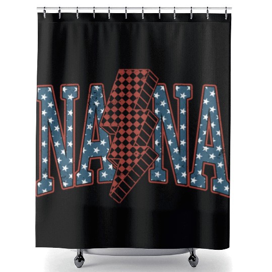 Nana 4th Of July Shower Curtains