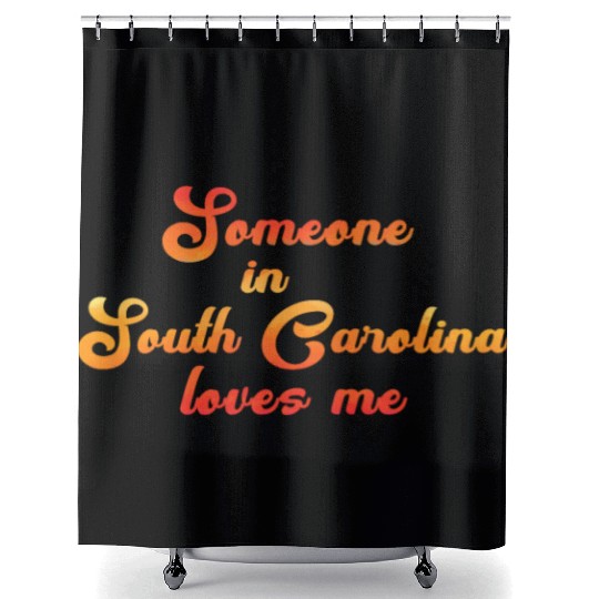 Someone In South Carolina Loves Me Shower Curtains