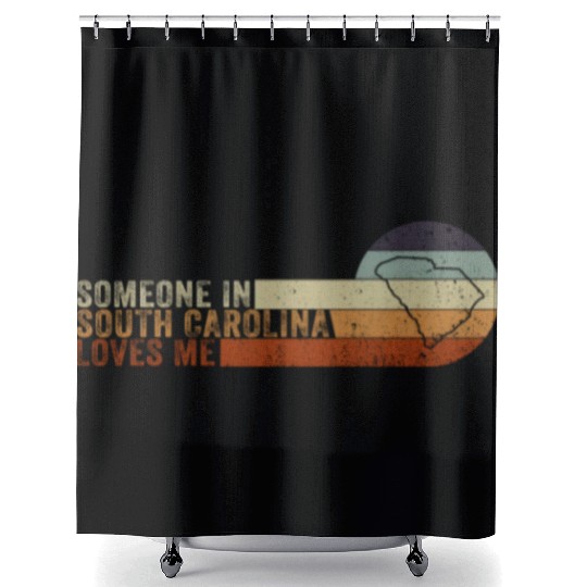 Someone In South Carolina Loves Me Shower Curtains