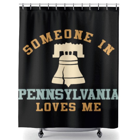 Someone In Pennsylvania Loves Me Shower Curtains