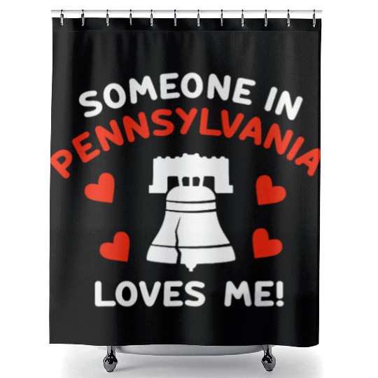 Someone In Pennsylvania Loves Me Shower Curtains