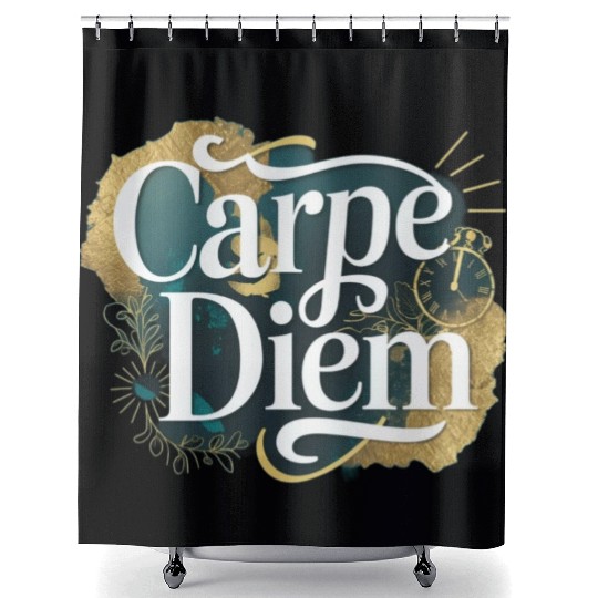 Carpe Diem Shower Curtains