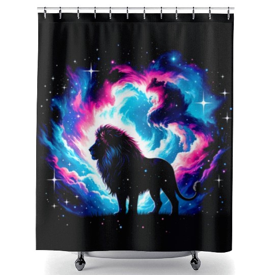 Cool Galaxy Graphic Space Art Shower Curtains