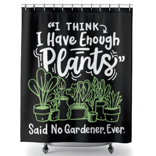 Gardening Plants Gardener Shower Curtains