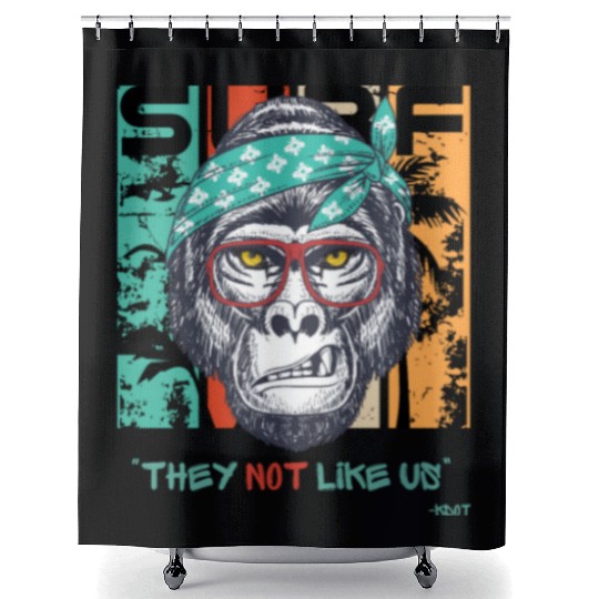 They Not Like Us Design Shower Curtains