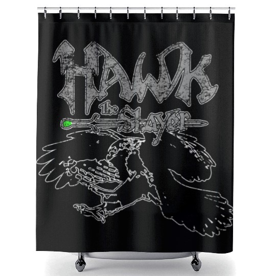 Hawk the Slayer Shower Curtains