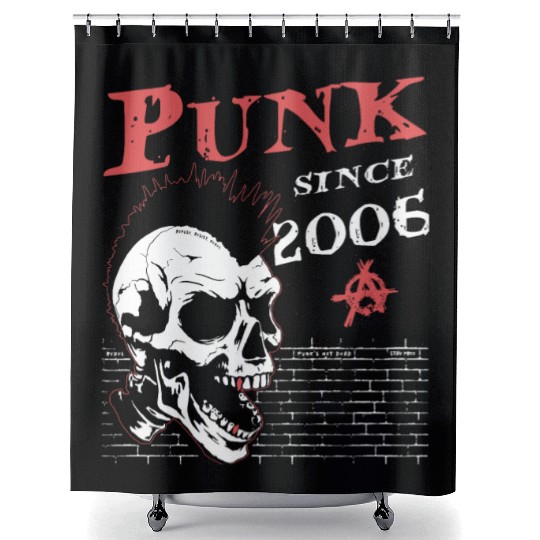 18 Years Old and Still Punk, Punks Not Dead, Punk Shower Curtains