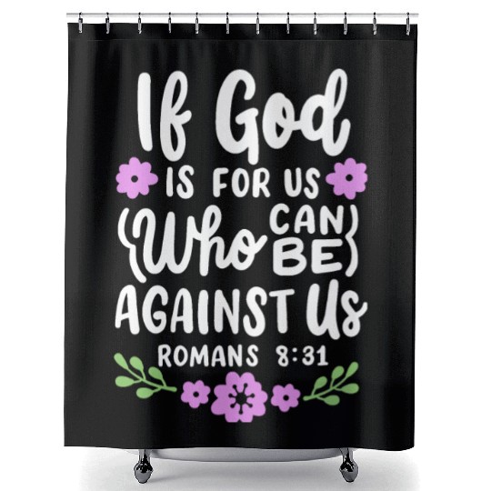 Christian Bible Verse Religious Shower Curtains