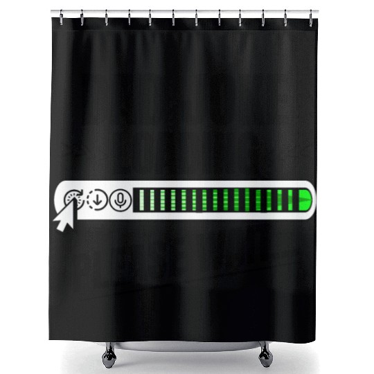 Dad joke loading please wait papa present idea Shower Curtains