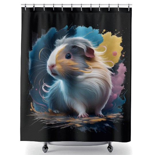 Mystical Guinea Pig Shower Curtains