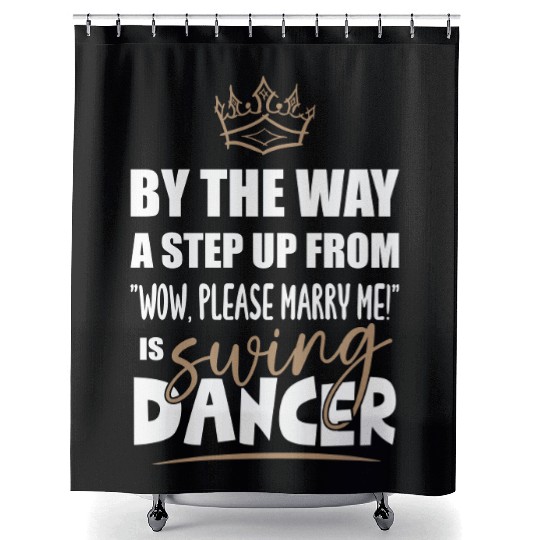 Swing Dancer Dance Teacher is the most attractive Shower Curtains