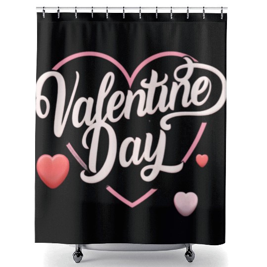 Valentine's day Shower Curtains