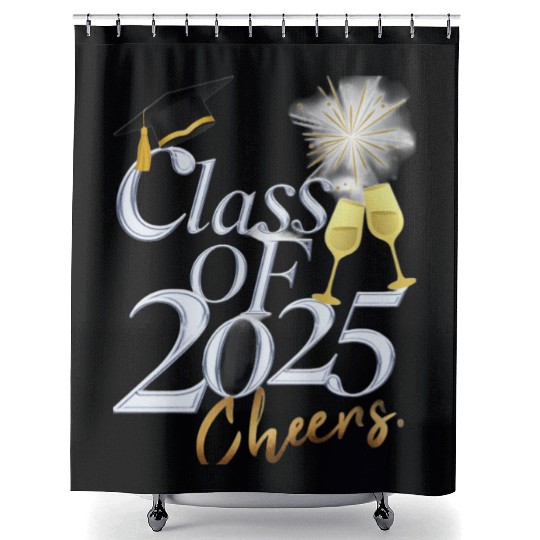 Class of 2025 cheers Shower Curtains