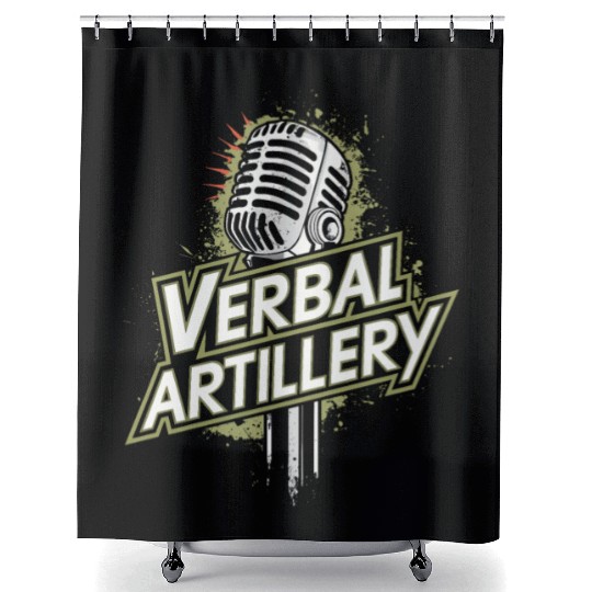 Epic Lyrical Battle of the Titans: Hip Hop Rap Shower Curtains