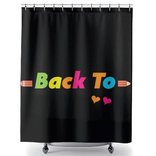 Welcome back to school Shower Curtains