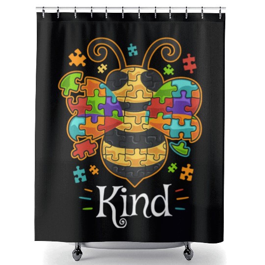 Autism Awareness Autism Spectrum Neurodiverse Shower Curtains