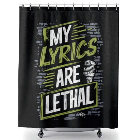Rap Battles Freestyle Rap Competition Battle Rap Shower Curtains