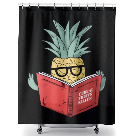 Cereal Fruits Killer Shower Curtains