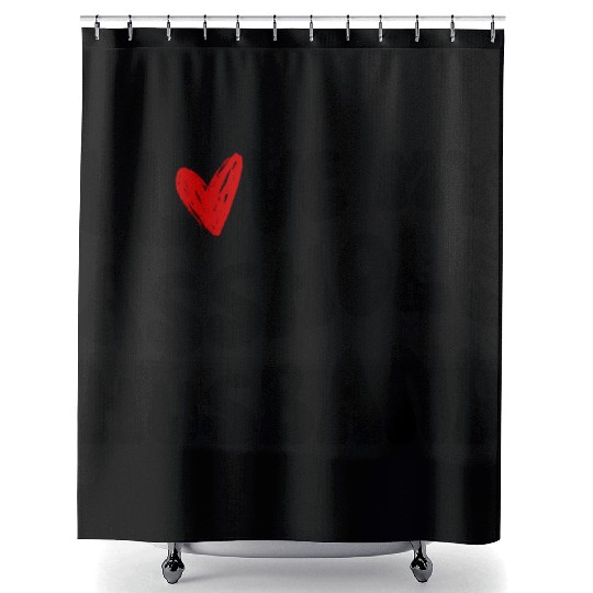 I LOVE MY ASSHOLE HUSBAND Shower Curtains